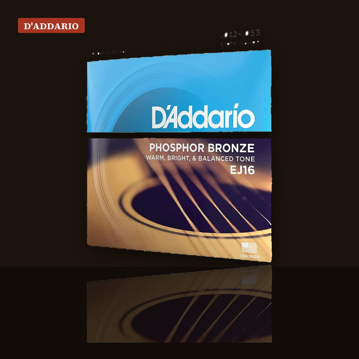 How to change acoustic guitar strings DAddario EJ16 phosphor bronze set