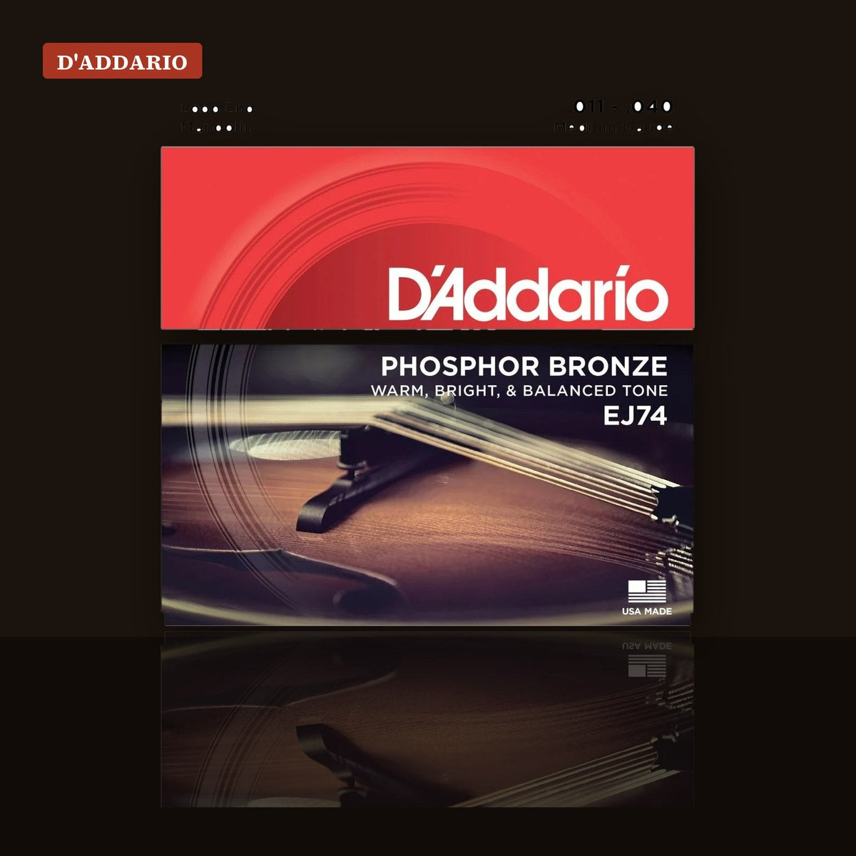 Banjo and mandolin strings DAddario EJ74 mandolin set