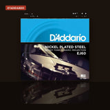 D'Addario EJ60 Nickel 5-String Banjo Strings Light 9-20 studio shot