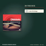 What is in the box with D'Addario EJ74 Phosphor Bronze Mandolin Strings Medium 11-40