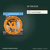 What is in the box with D'Addario EXL110 Nickel Wound Electric Guitar Strings Regular Light 10-46