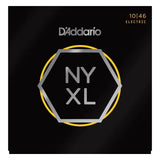 D'Addario NYXL1046 Nickel Wound Electric Guitar Strings Regular Light 10-46 on white background