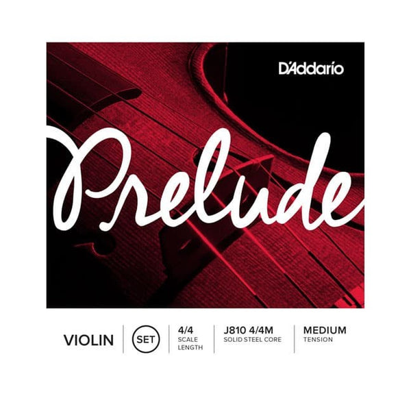 D'Addario Prelude J810 Violin String Set 4/4 Medium Tension