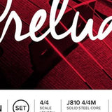D'Addario Prelude J810 Violin String Set 4/4 Medium Tension close-up detail