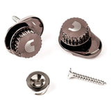 D'Addario PW-SLS-02 Universal Strap Lock System Nickel on white background