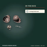 What is in the box with D'Addario PW-SLS-02 Universal Strap Lock System Nickel