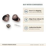 Free shipping and authorized dealer warranty for D'Addario PW-SLS-02 Universal Strap Lock System Nickel