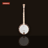 Deering Goodtime Two 5-String Resonator Banjo Natural Maple studio shot