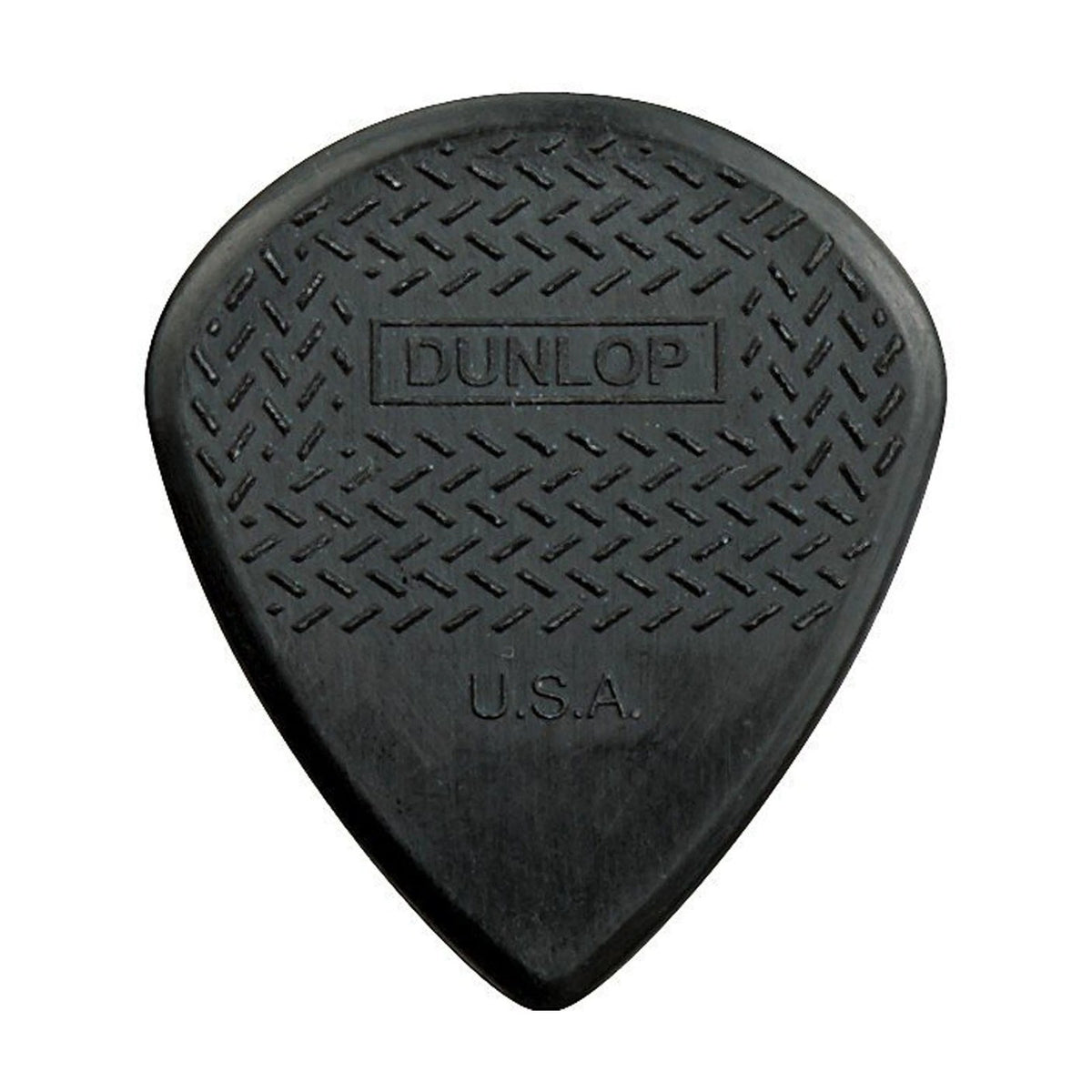 Dunlop Max-Grip Jazz III Carbon Fiber Guitar Picks 1.38mm 6-Pack on white background
