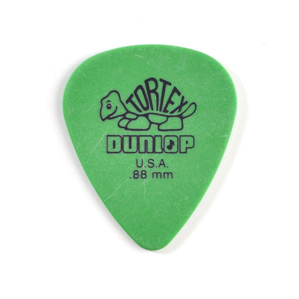 Dunlop Tortex Standard Guitar Picks .88mm Green 12-Pack