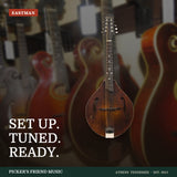 Eastman MD305 A-Style Mandolin with Gig Bag Classic Finish from Picker's Friend Music in Athens Tennessee
