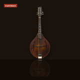 Eastman MD305 A-Style Mandolin with Gig Bag Classic Finish studio shot