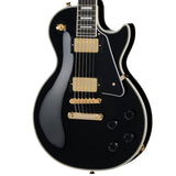 Epiphone Les Paul Custom Electric Guitar Ebony detail