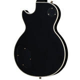 Epiphone Les Paul Custom Electric Guitar Ebony close-up