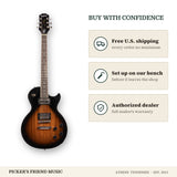 Free shipping and authorized dealer warranty for Epiphone Les Paul Tribute Electric Guitar Vintage Sunburst