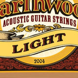 Ernie Ball 2004 Earthwood 80/20 Bronze Acoustic Guitar Strings Light 11-52 close-up detail