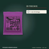 What is in the box with Ernie Ball 2220 Power Slinky Nickel Wound Electric Guitar Strings 11-48