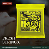 Ernie Ball 2221 Regular Slinky Nickel Wound Electric Guitar Strings 10-46 from Picker's Friend Music in Athens Tennessee