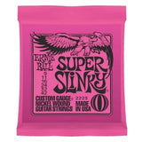 Ernie Ball 2223 Super Slinky Nickel Wound Electric Guitar Strings 9-42 on white background