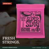 Ernie Ball 2223 Super Slinky Nickel Wound Electric Guitar Strings 9-42 from Picker's Friend Music in Athens Tennessee