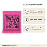 Free shipping and authorized dealer warranty for Ernie Ball 2223 Super Slinky Nickel Wound Electric Guitar Strings 9-42