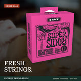 Ernie Ball 3223 Super Slinky Nickel Wound Electric Guitar Strings 9-42 3-Pack from Picker's Friend Music in Athens Tennessee