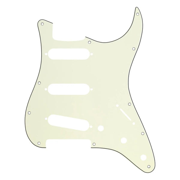 Fender 11-Hole Modern Stratocaster S/S/S Pickguard 3-Ply Mint Green