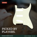 Fender 11-Hole Modern Stratocaster S/S/S Pickguard 3-Ply Mint Green from Picker's Friend Music in Athens Tennessee