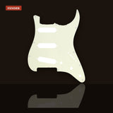 Fender 11-Hole Modern Stratocaster S/S/S Pickguard 3-Ply Mint Green studio shot