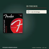 What is in the box with Fender 250L Super 250 Nickel Plated Steel Electric Guitar Strings Light 9-42