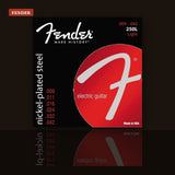 Fender 250L Super 250 Nickel Plated Steel Electric Guitar Strings Light 9-42 studio shot