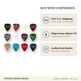 Free shipping and authorized dealer warranty for Fender 351 Shape Celluloid Medley Guitar Picks Medium 12-Pack