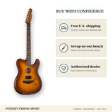 Free shipping and authorized dealer warranty for Fender Acoustasonic Standard Telecaster Acoustic-Electric Guitar Honey Burst