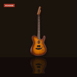 Fender Acoustasonic Standard Telecaster Acoustic-Electric Guitar Honey Burst studio shot