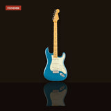 Fender American Professional Classic Stratocaster Faded Lake Placid Blue studio shot