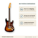 Free shipping and authorized dealer warranty for Fender American Professional II Stratocaster Electric Guitar 3-Color Sunburst