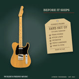 Fender American Professional II Telecaster Electric Guitar Butterscotch Blonde hand set up in Athens Tennessee before it ships