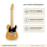 Free shipping and authorized dealer warranty for Fender American Professional II Telecaster Electric Guitar Butterscotch Blonde
