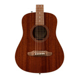 Fender California Standard Redondo Mini Acoustic Guitar Natural detail view