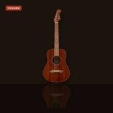 Fender California Standard Redondo Mini Acoustic Guitar Natural studio shot