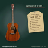 Fender CD-60S Dreadnought Acoustic Guitar All-Mahogany hand set up in Athens Tennessee before it ships