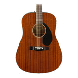 Fender CD-60S Dreadnought Acoustic Guitar All-Mahogany detail view