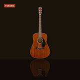 Fender CD-60S Dreadnought Acoustic Guitar All-Mahogany studio shot