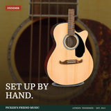 Fender FA-135CE Concert Acoustic-Electric Guitar Natural from Picker's Friend Music in Athens Tennessee