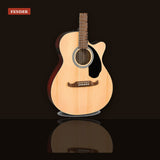 Fender FA-135CE Concert Acoustic-Electric Guitar Natural studio shot