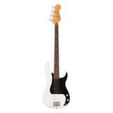 Fender Player II Precision Bass Guitar Polar White on white background