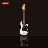 Fender Player II Precision Bass Guitar Polar White studio shot