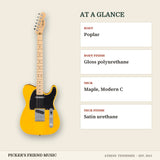 Fender Standard Telecaster Electric Guitar Butterscotch Blonde at a glance body body finish neck neck finish