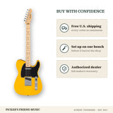 Free shipping and authorized dealer warranty for Fender Standard Telecaster Electric Guitar Butterscotch Blonde