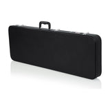 Gator GWE-ELEC Hardshell Wood Electric Guitar Case Black on white background